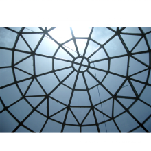 New Design Steel Frame Structure Hollow Laminated Tempered Glass Dome Skylight Roof